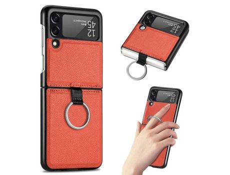 Funda para Samsung Galaxy Z Flip3 5G (TPU e PU - Multicolor)