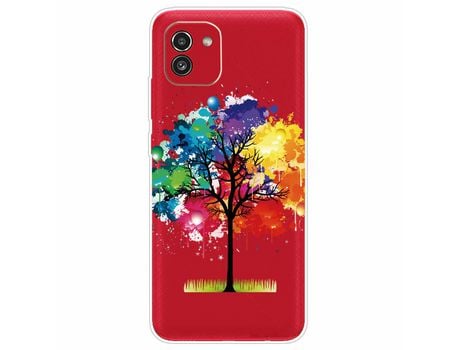 Funda para Samsung Galaxy A03 164.2 X 75.9 X 9.1Mm (TPU e PU - Multicolor)