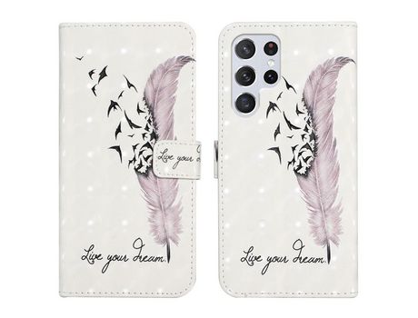 Funda para Samsung Galaxy S22 Ultra (PU - Multicolor)