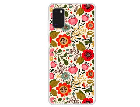 Funda para Samsung Galaxy A41 Global Version (TPU e PU - Multicolor)