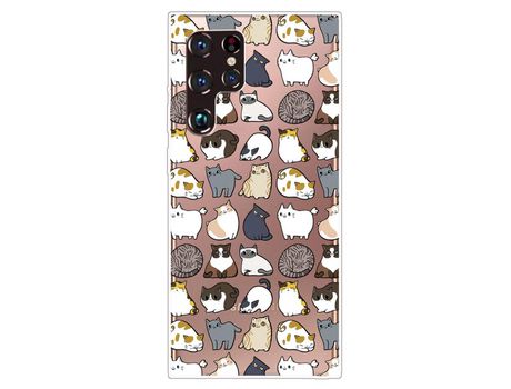 Funda para Samsung Galaxy S22 Ultra (TPU e PU - Multicolor)