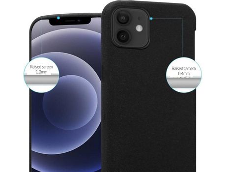 Carcasa para iPhone 12 MINI CADORABO Negro
