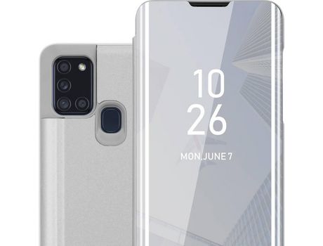 Carcasa para Samsung Galaxy A21s Plateado