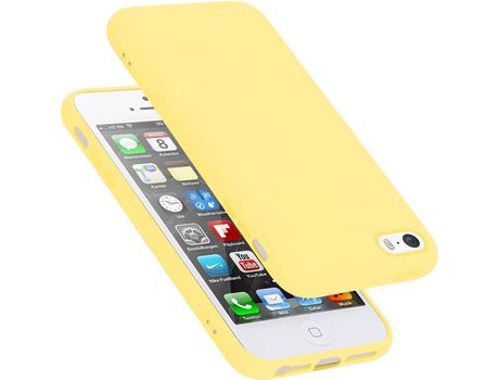Carcasa para iPhone 5 / 5S / SE 2016 CADORABO Amarillo