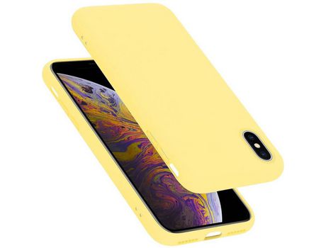 Carcasa para iPhone X / XS CADORABO Amarillo