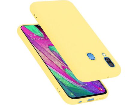 Carcasa para Samsung Galaxy A40 Amarillo