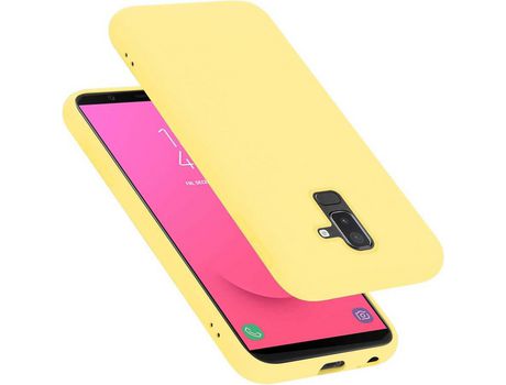 Carcasa para Samsung Galaxy A6 PLUS 2018 Amarillo