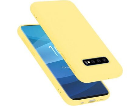 Carcasa para Samsung Galaxy S10 PLUS Amarillo