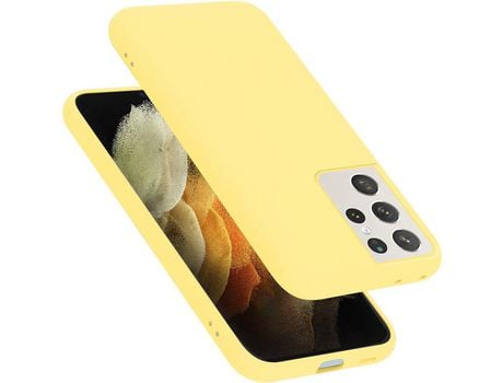 Carcasa para Samsung Galaxy S21 ULTRA Amarillo