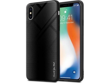 Carcasa para iPhone X / XS CADORABO Negro