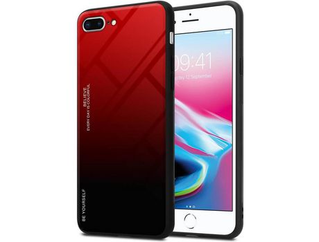 Carcasa para iPhone 7 PLUS / 7S PLUS / 8 PLUS CADORABO Negro