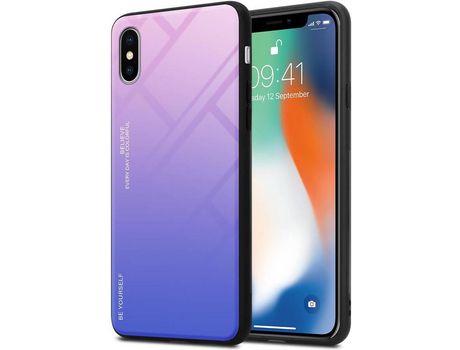 Carcasa para iPhone X / XS CADORABO Negro