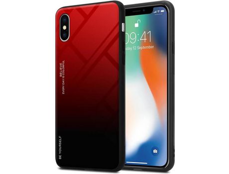 Carcasa para iPhone X / XS CADORABO Negro