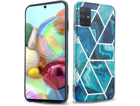 Carcasa para Samsung Galaxy A71 4G Azul