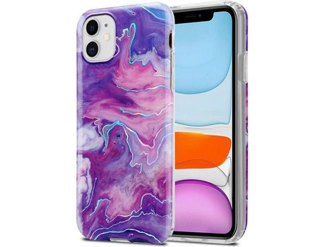 Carcasa para iPhone 11 CADORABO Roxo