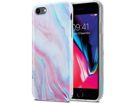 Carcasa para iPhone 7 / 7S / 8 / SE 2020 CADORABO Blanco