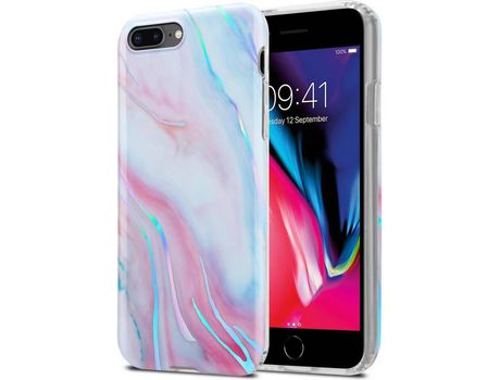 Carcasa para iPhone 7 PLUS / 7S PLUS / 8 PLUS CADORABO Blanco