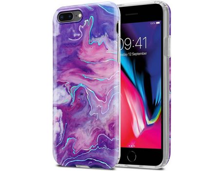 Carcasa para iPhone 7 PLUS / 7S PLUS / 8 PLUS CADORABO Roxo