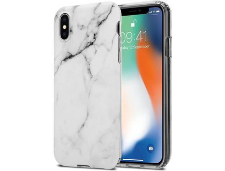 Carcasa para iPhone X / XS CADORABO Blanco