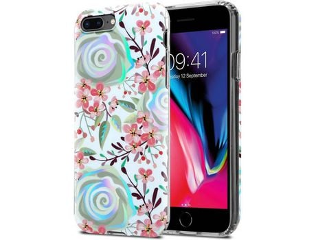 Carcasa para iPhone 7 PLUS / 7S PLUS / 8 PLUS CADORABO Blanco