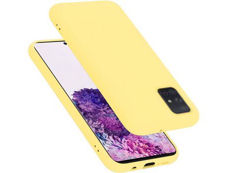 Carcasa para Samsung Galaxy A71 4G Amarillo