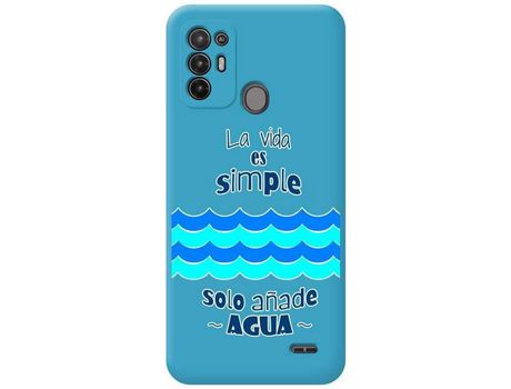 Carcasa para ZTE Blade A52 TUMUNDOSMARTPHONE Azul