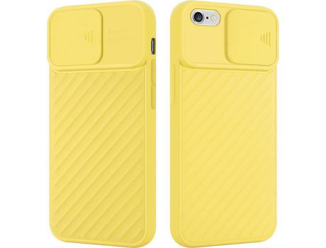 Carcasa para iPhone 6 / 6S CADORABO Amarillo
