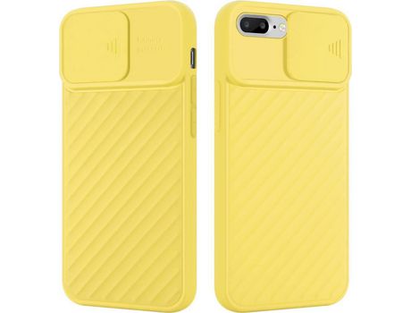 Carcasa para iPhone 7 PLUS / 7S PLUS / 8 PLUS CADORABO Amarillo