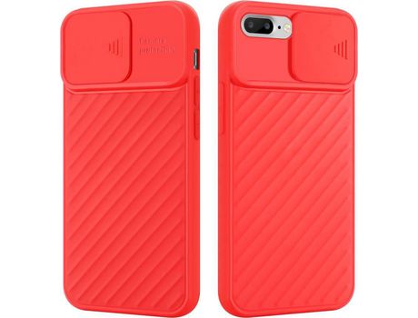 Carcasa para iPhone 7 PLUS / 7S PLUS / 8 PLUS CADORABO Rojo