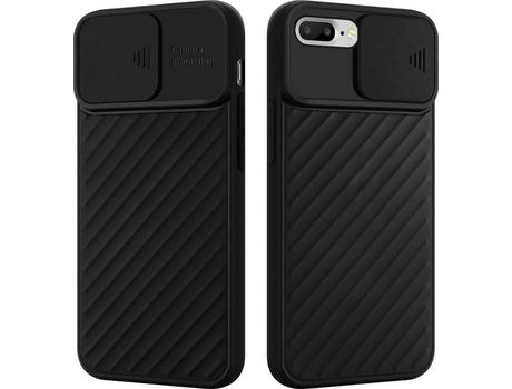 Carcasa para iPhone 7 PLUS / 7S PLUS / 8 PLUS CADORABO Negro