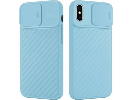 Carcasa para iPhone X / XS CADORABO Turquesa