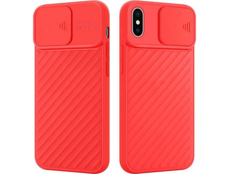 Carcasa para iPhone X / XS CADORABO Rojo