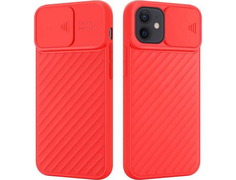 Carcasa para iPhone 12 MINI CADORABO Rojo