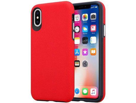 Carcasa para iPhone X / XS CADORABO Rojo