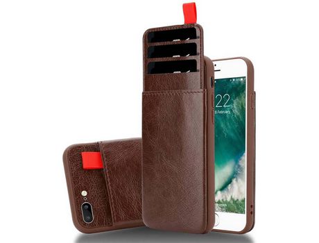 Carcasa para iPhone 7 PLUS / 7S PLUS / 8 PLUS CADORABO Castanho
