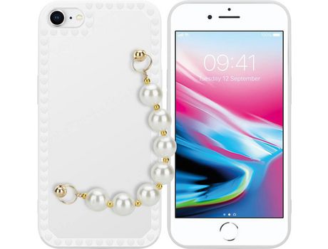 Carcasa para iPhone 7 / 7S / 8 / SE 2020 CADORABO Blanco
