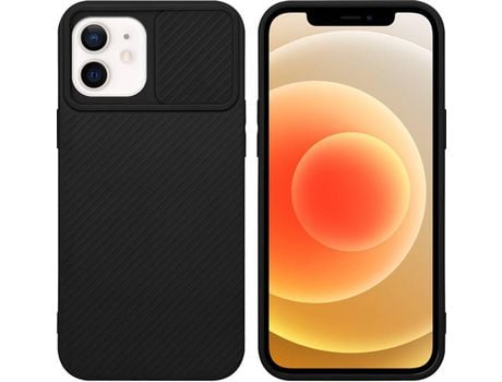 Carcasa para iPhone 12 CADORABO Negro