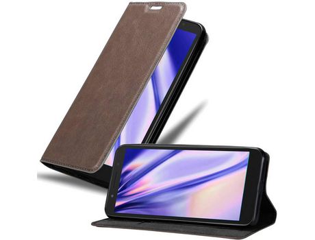 Carcasa para Alcatel 1X 2019 CADORABO Castanho