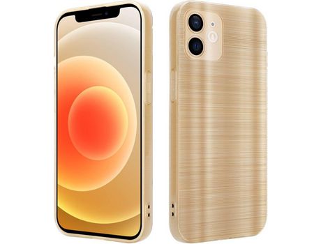 Carcasa para iPhone 12 CADORABO Dourado