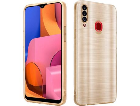 Carcasa para Samsung Galaxy A20s Dorado
