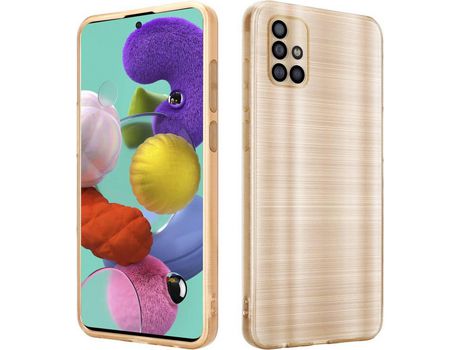 Carcasa para Samsung Galaxy A51 4G / M40s Dorado