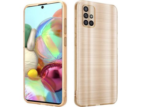 Carcasa para Samsung Galaxy A71 4G Dorado