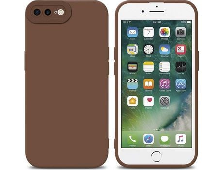 Carcasa para iPhone 7 PLUS / 7S PLUS / 8 PLUS CADORABO Castanho