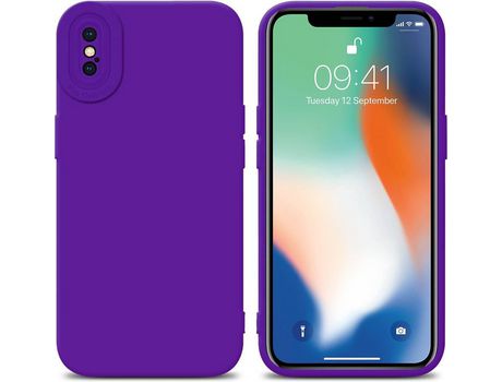 Carcasa para iPhone X / XS CADORABO Morado