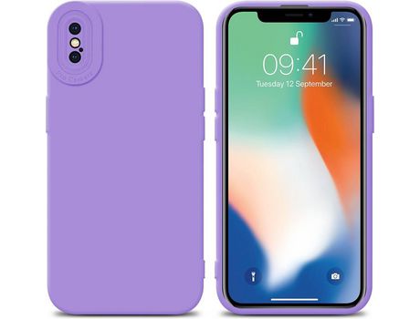 Carcasa para iPhone X / XS CADORABO Roxo