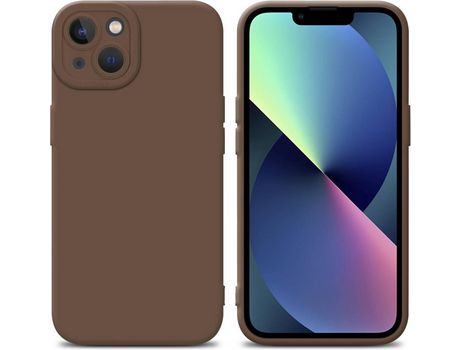 Carcasa para iPhone 13 CADORABO Castanho