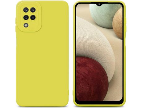 Carcasa para Samsung Galaxy A12 / M12 Amarillo