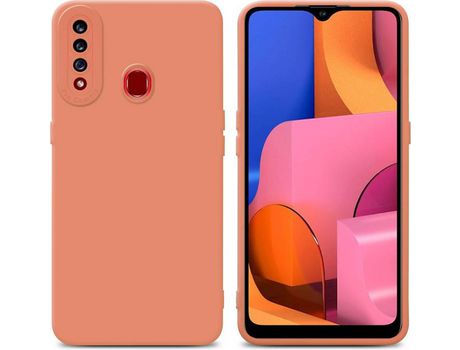 Carcasa para Samsung Galaxy A20s Naranja