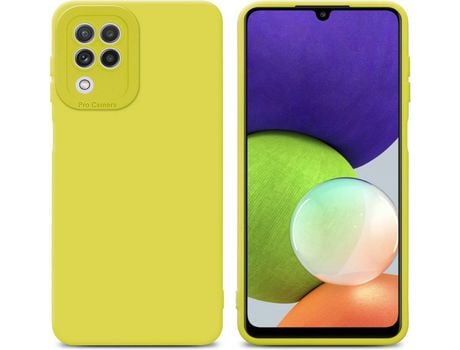 Carcasa para Samsung Galaxy A22 4G Amarillo