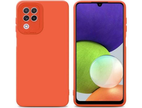 Carcasa para Samsung Galaxy A22 4G Naranja